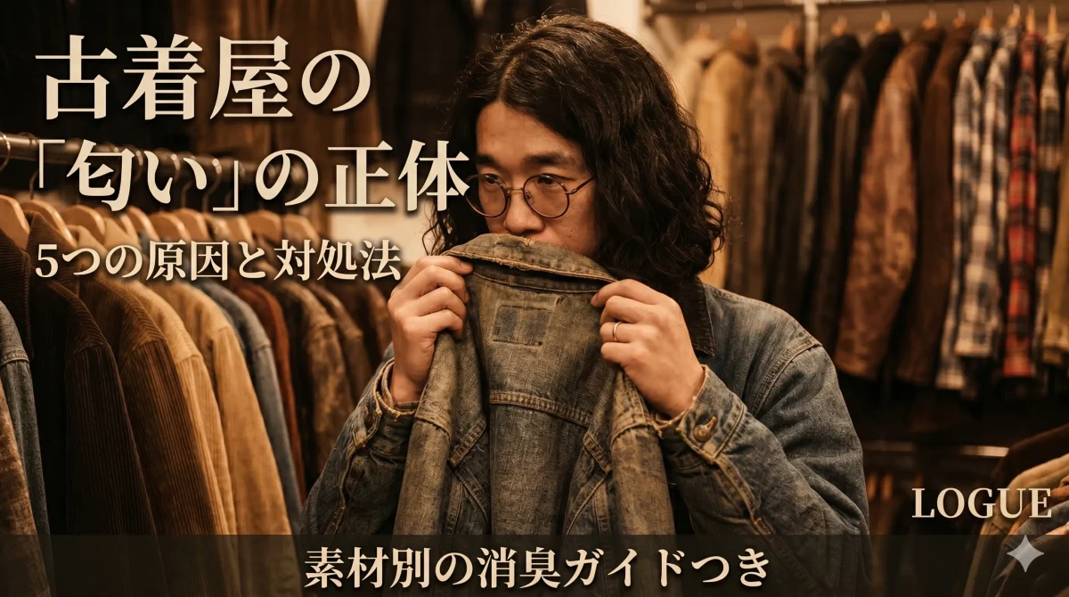 古着屋の匂いの正体｜5つの原因と家での消し方・洗えない服の対処法