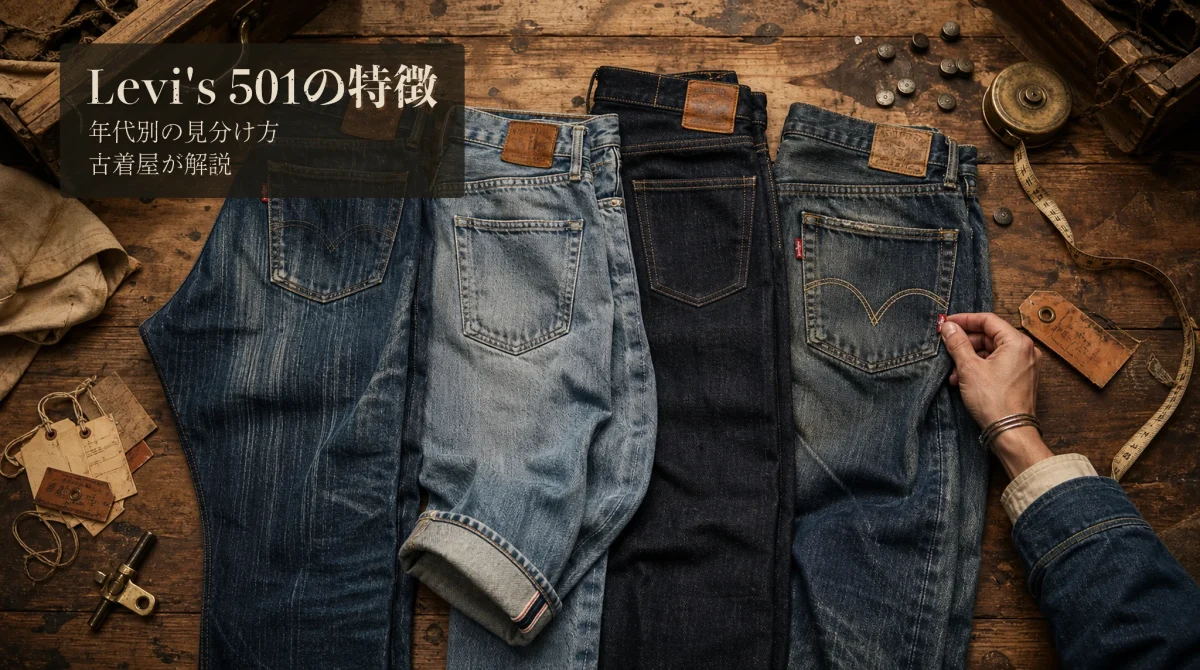 levi's501 66後期ウエスト目安として82cm Levi's501の特徴とは？サイズ感や見分け方のコツを解説 | LOGUE｜新潟